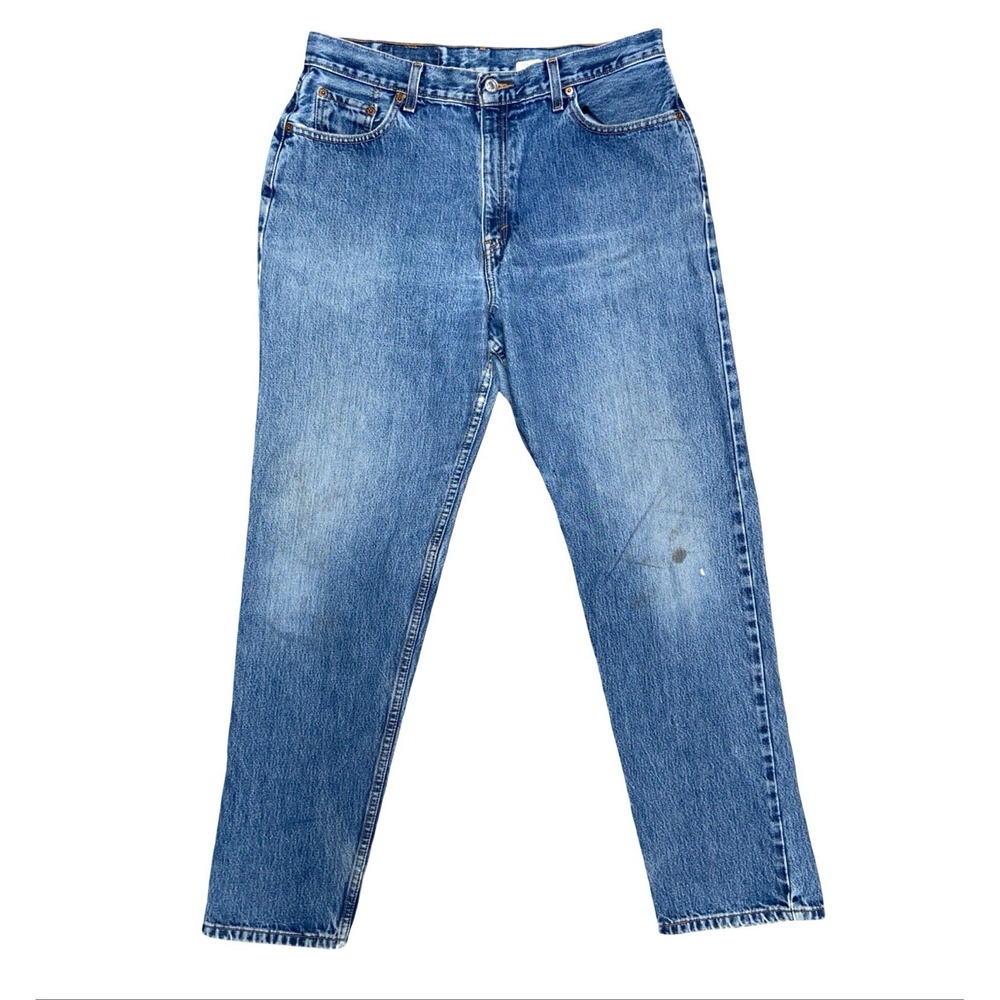 Vintage Levi's 560 Jeans Loose Fit Women's Size 14 Reg M 32x31 Blue Denim